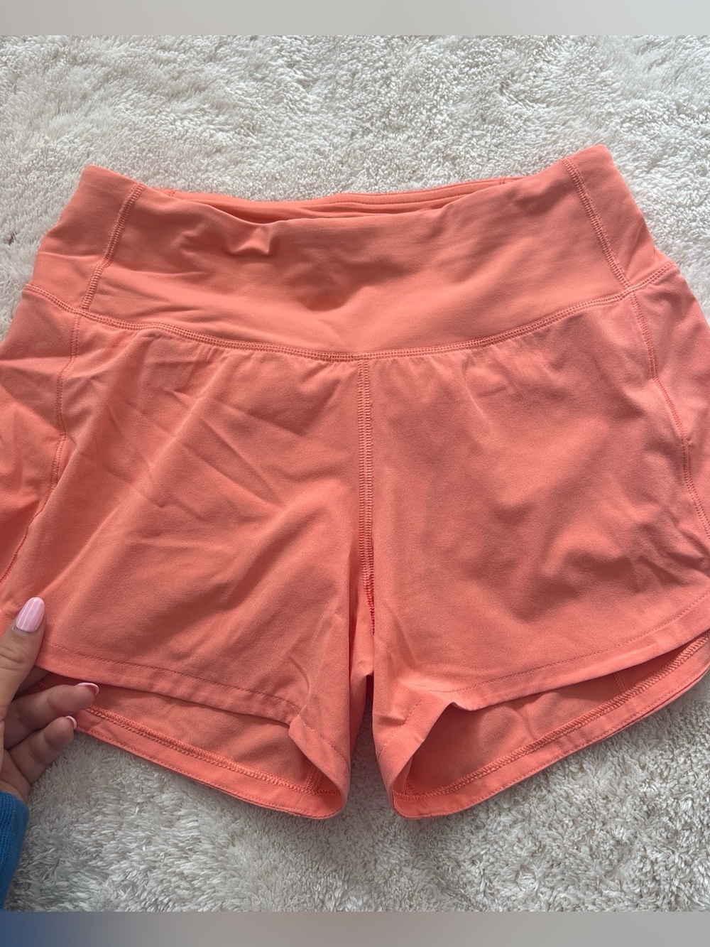 lululemon athletica Peach Athletic Shorts